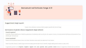Come Funziona Article Forge in Italiano?